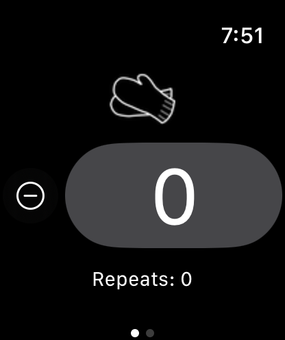ArisaMakes Apple Watch Row Counter Screenshot